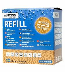 Absodry Refill 3x450g náhradné vrecká do pohlcovača vlhkosti 