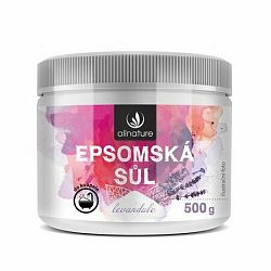 Allnature Epsom Salt Lavender kúpeľová soľ 500 g