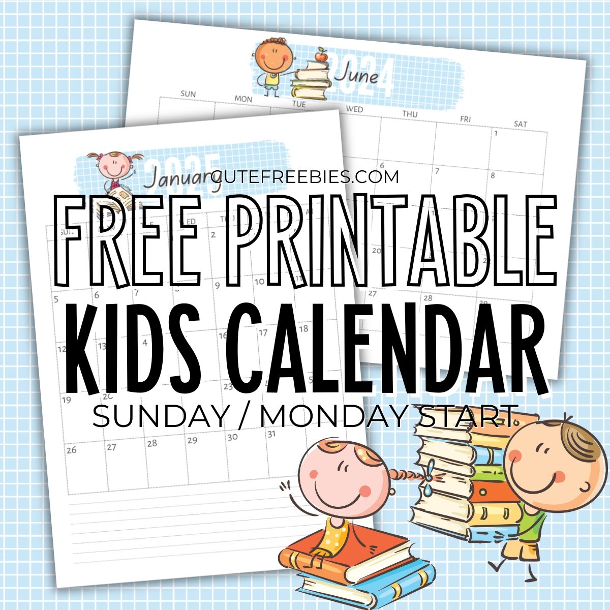 Free Printable Calendar 2025 Kids