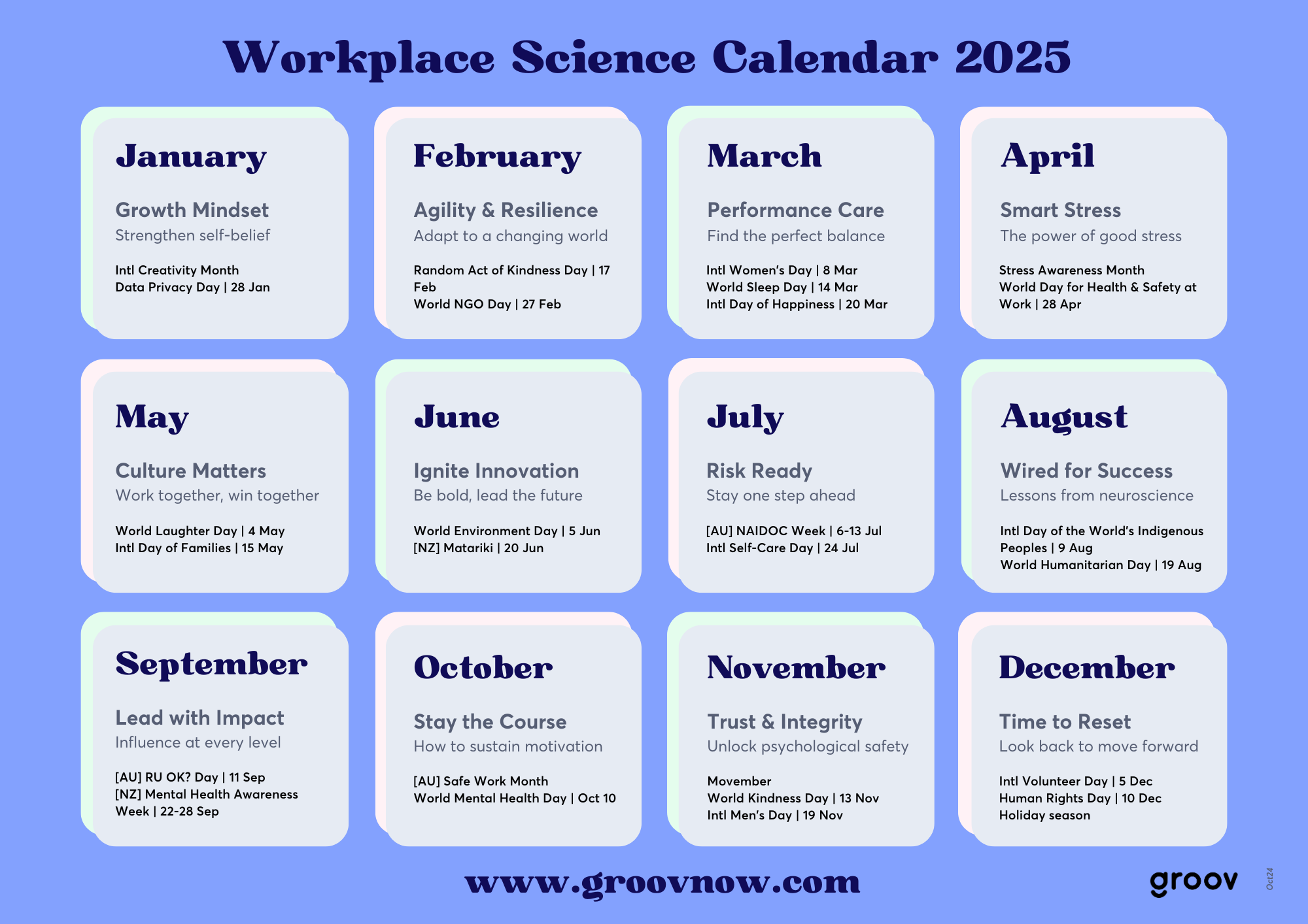 July Mental Health Calendar 2025
