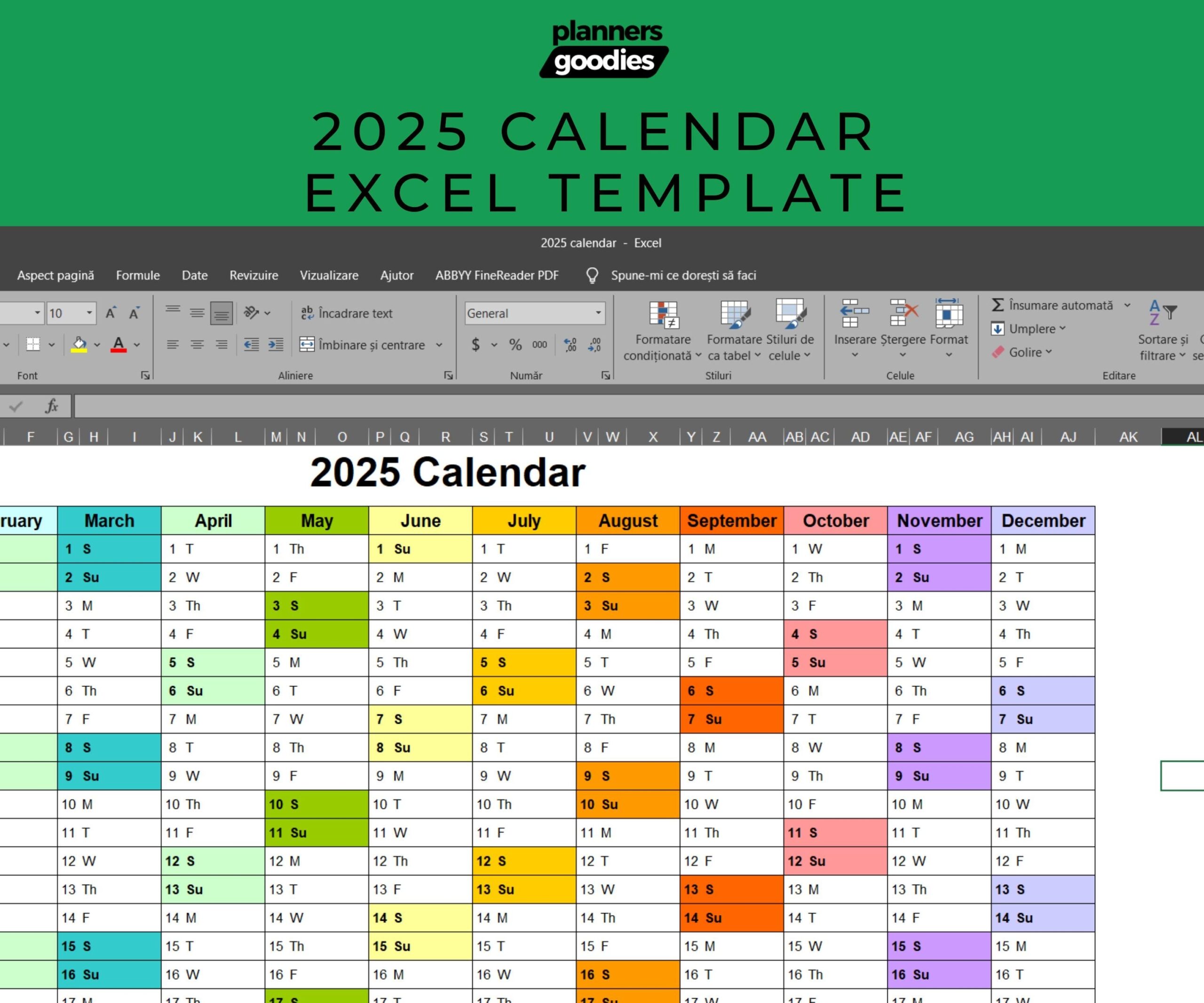 Free Printable 2025 Calendar With Holidays Canada Excel