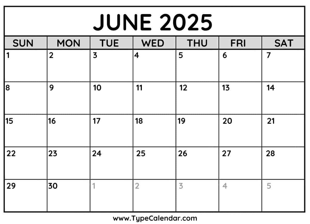 2025 Calendar Printable Calendar 2025 With Holidays