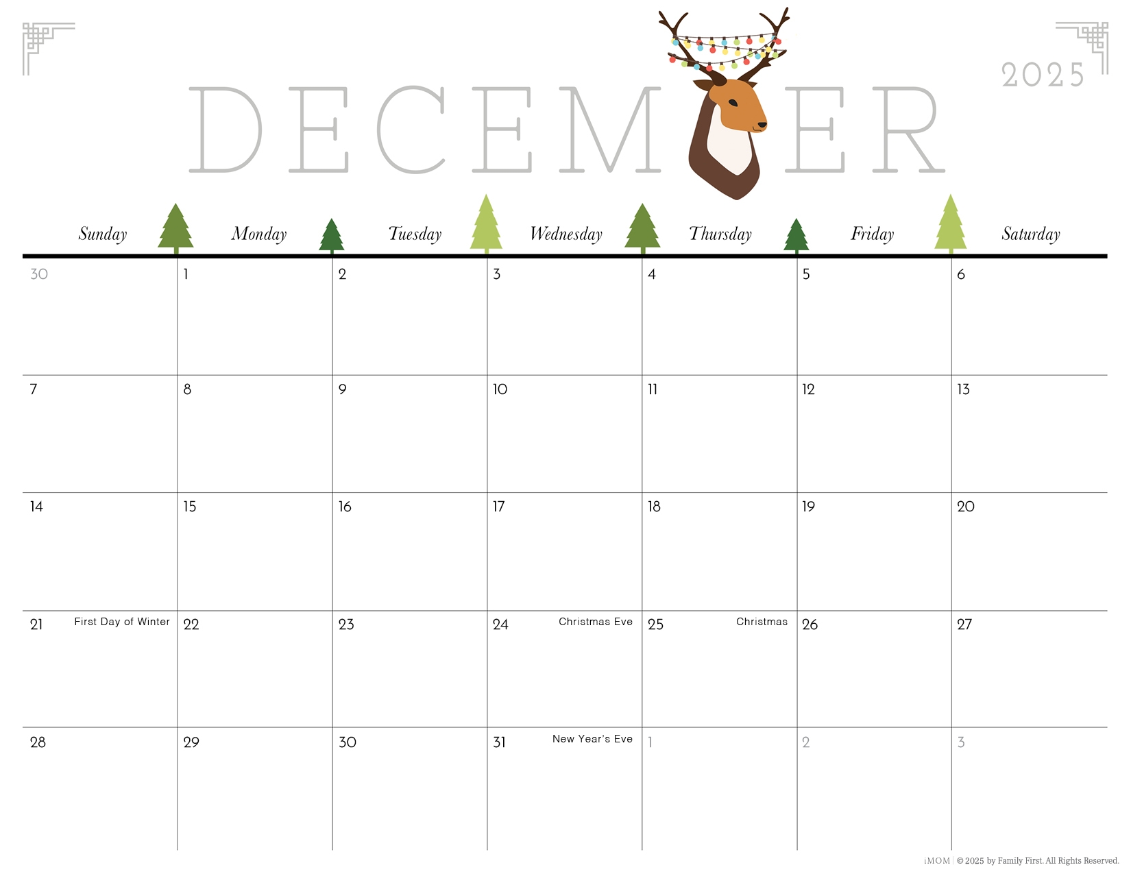 Imom Printable Calendar November 2025