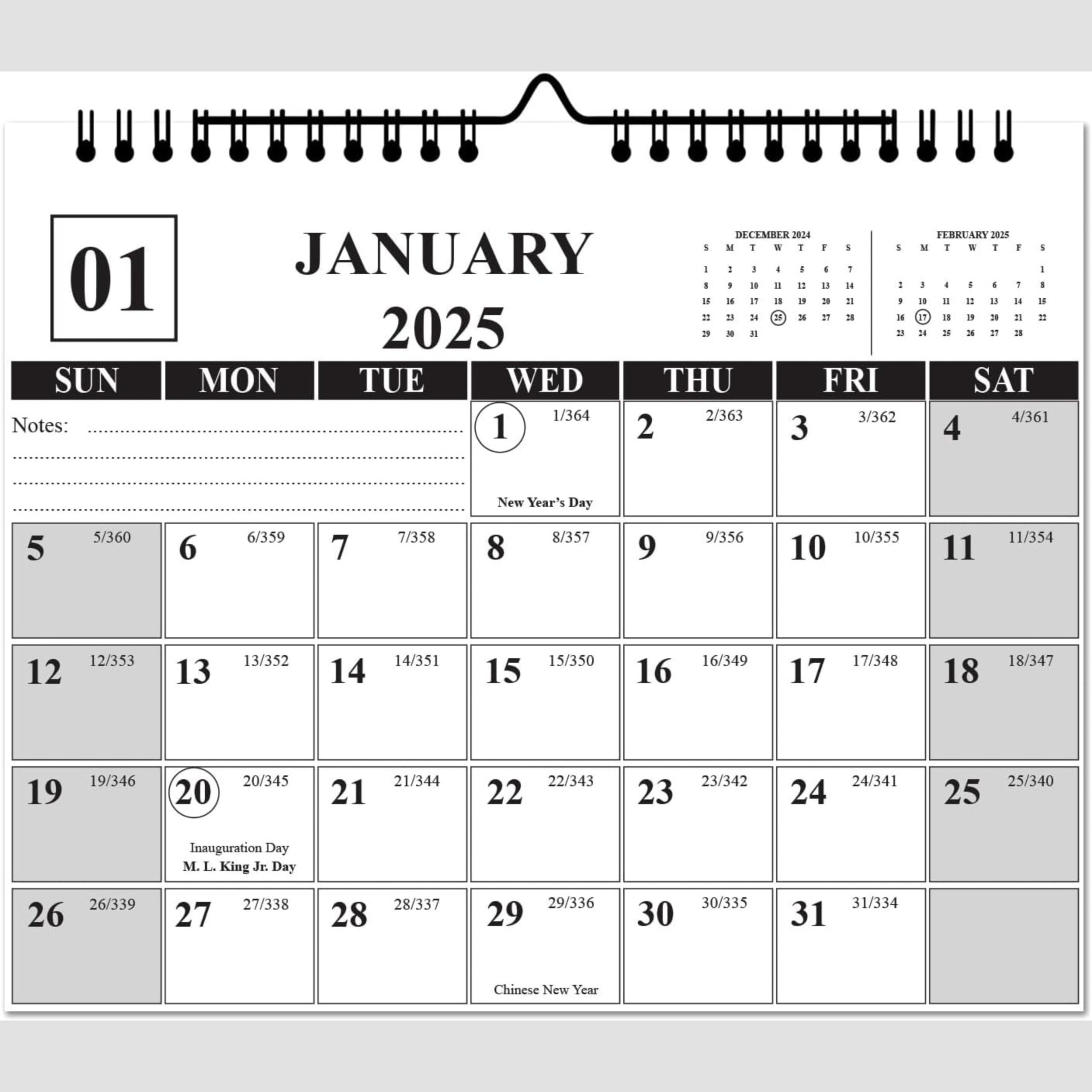 Julian Calendar 2025