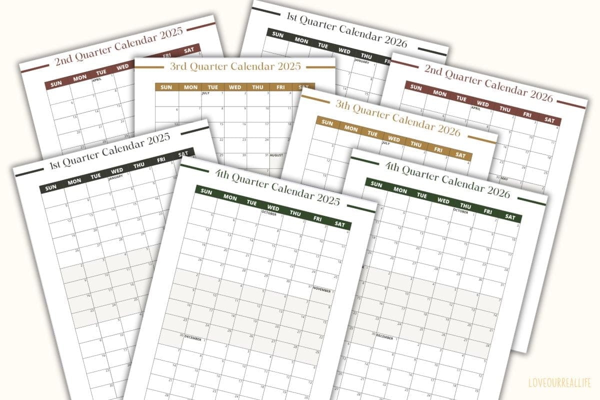 Free Printable Calendar 3rd Quarter 2025