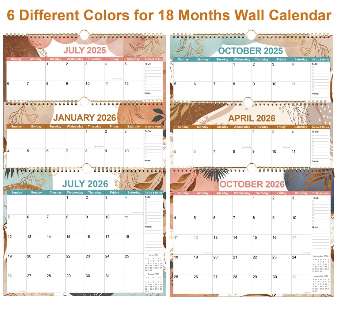 July 2025 July 2026 Calendar