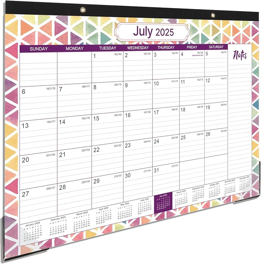 Amazon 2025 2026 Desk Calendar July 2025 To December 2026 