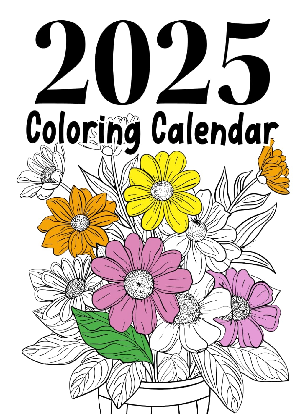 Amazon 2025 Coloring Calendar Book 12 Months Of Relaxing Pages For Adults And Teenagers Christmas Gift Birthday 9798323288847 Wood Ruby 