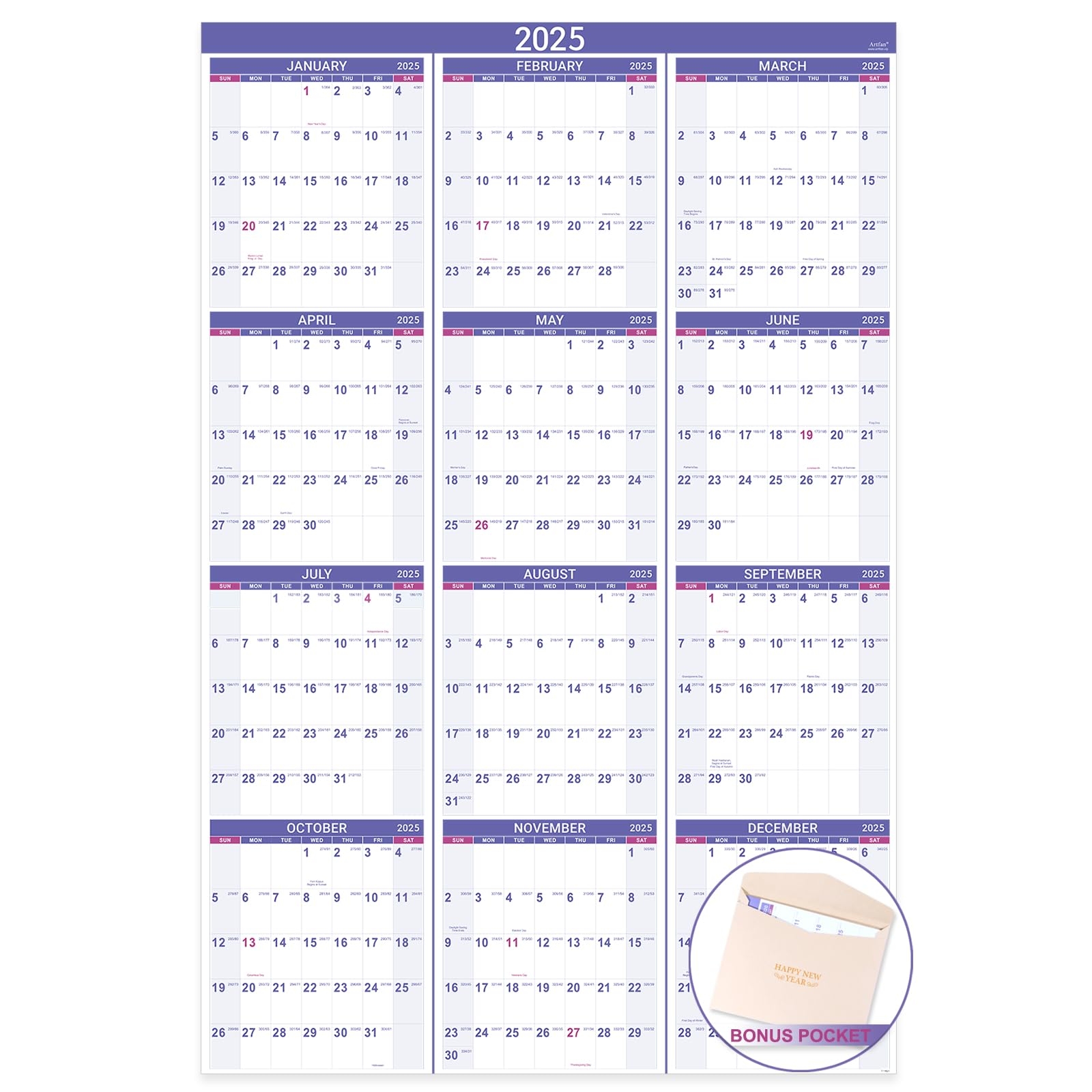 Printable Julian Calendar 2025