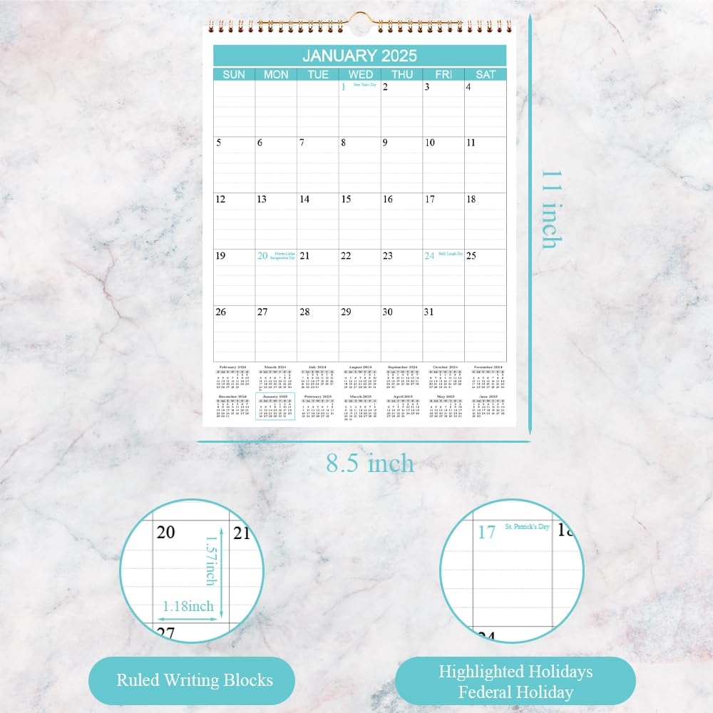 Amazon Calendar 2025 2026 Wall Calendar Runs From Mar 2025 