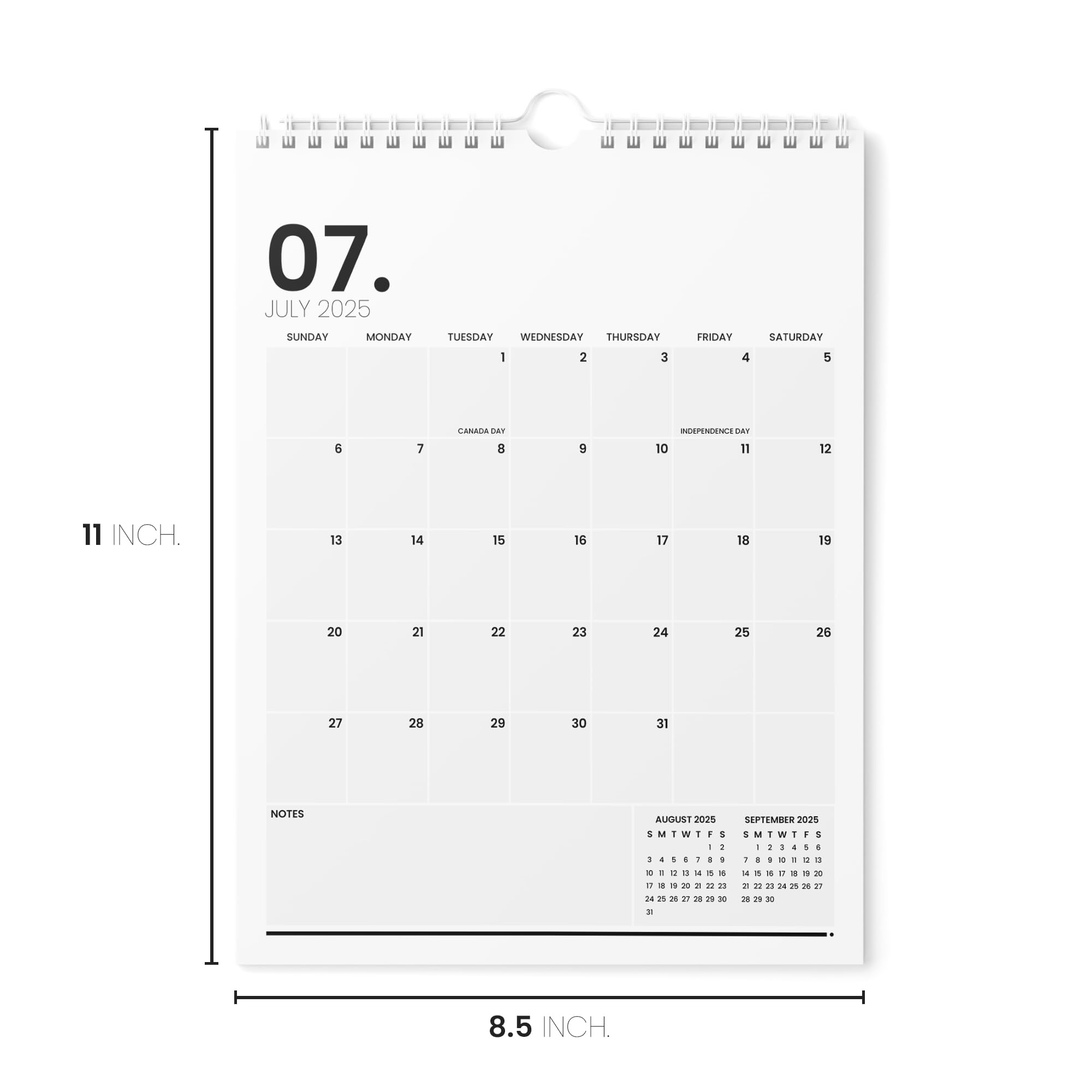 Amazon Karto Wall Calendar 2024 2025 Vertical 8 5x11 Inch 
