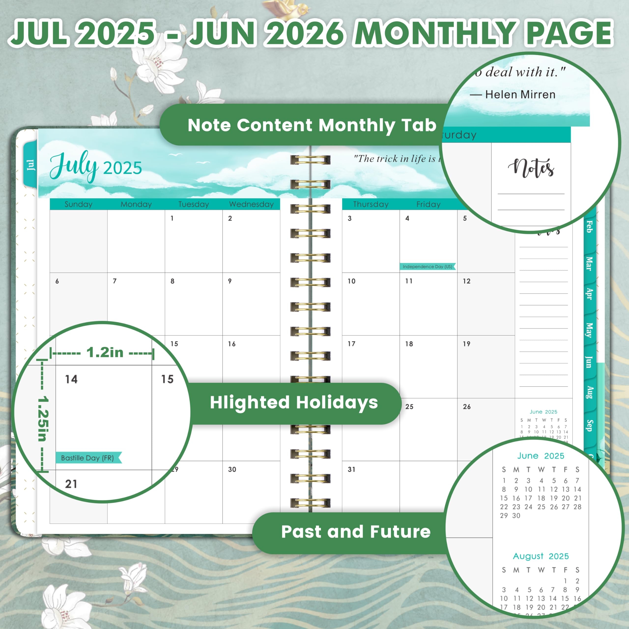 Amazon Planner 2025 2026 JUL 2025 JUN 2026 Academic 