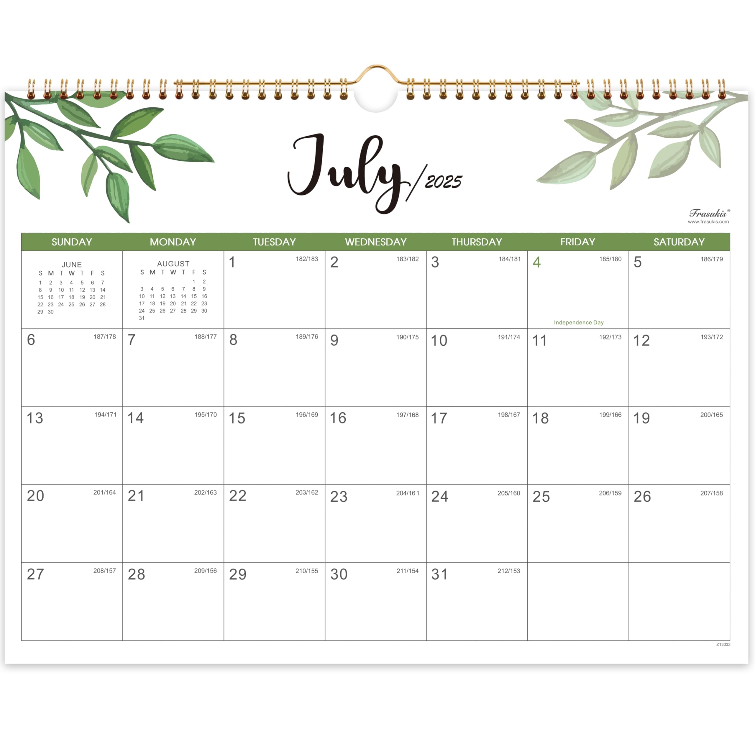 Amazon Wall Calendar 2025 2027 JULY 2025 To JUNE 2027 24 Months Wall Calendar 2025 2027 14 8 X 11 5 Large Blocks With Julian Dates 