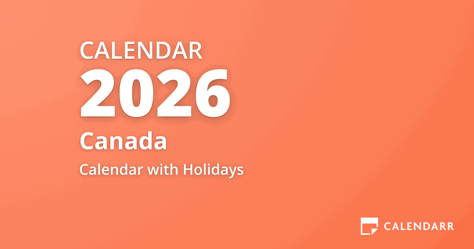 April 2026 Calendar Of Canada April 2026 Holidays And 