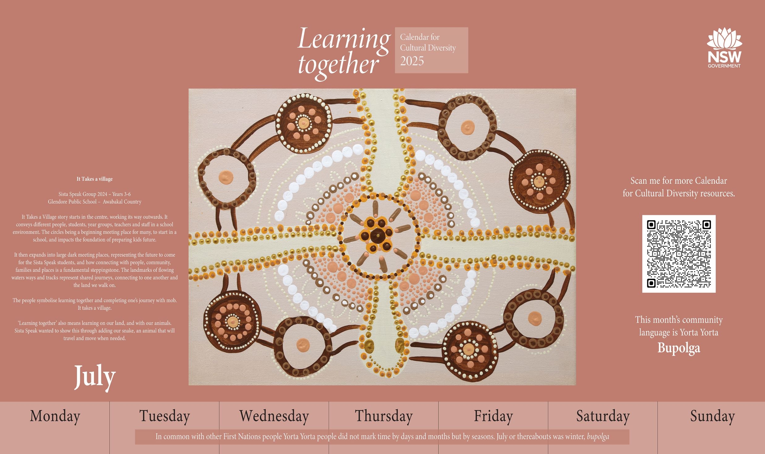 Calendar For Cultural Diversity