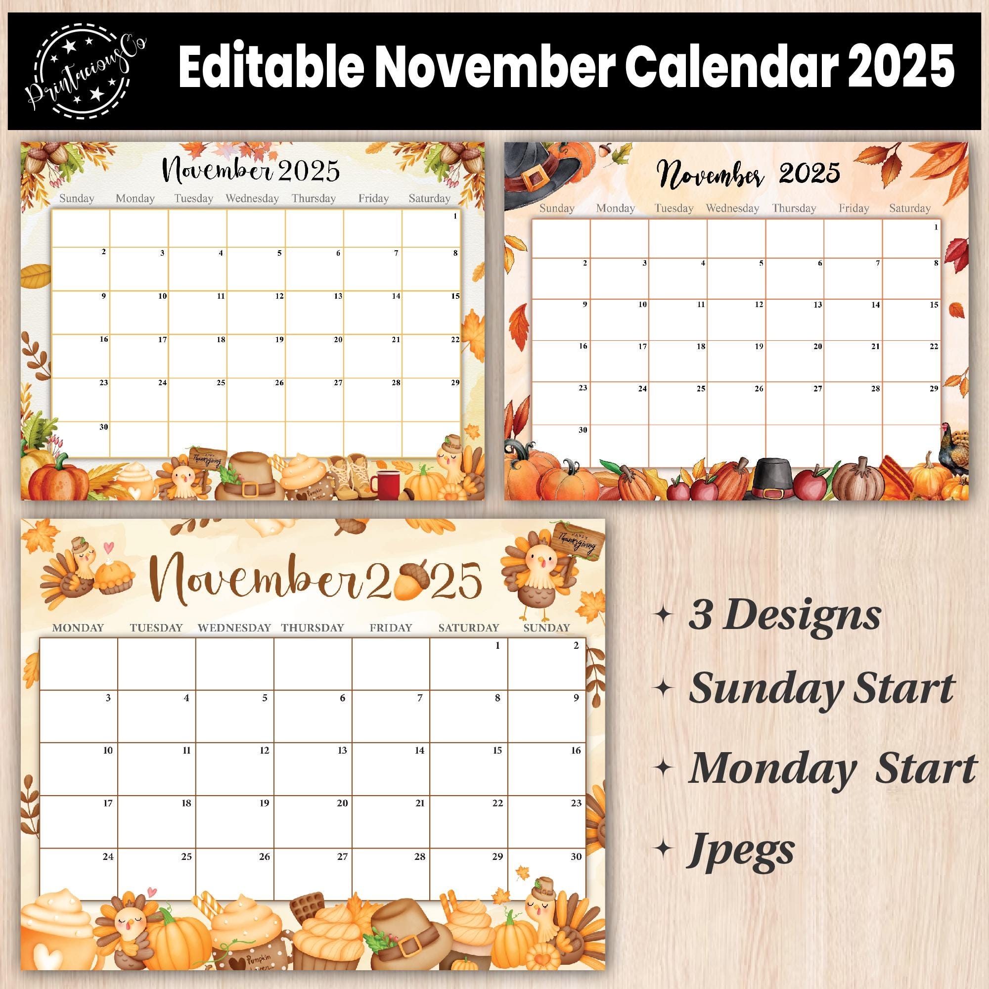 November 2025 Printable Calendar Free