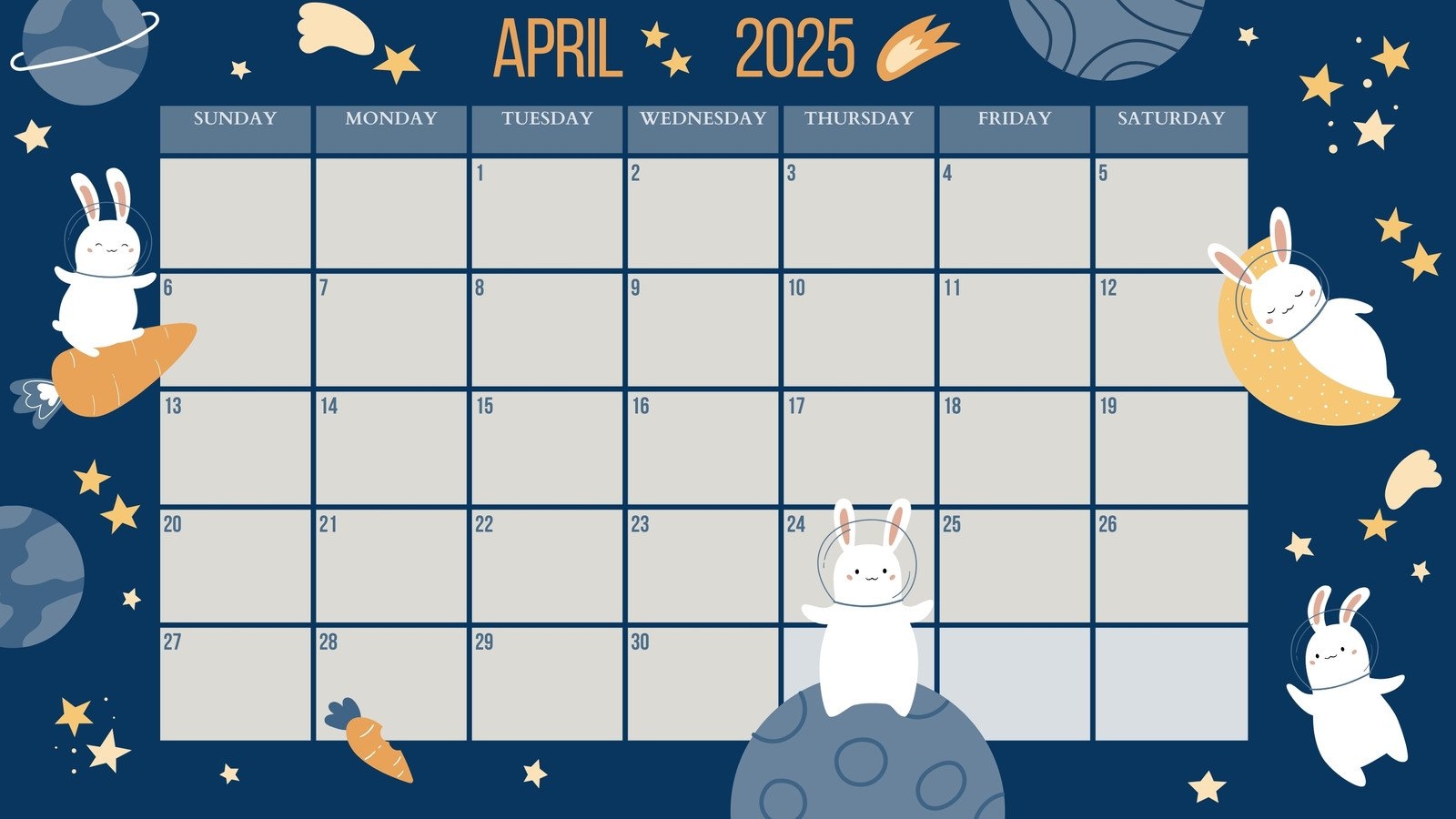 Free And Customizable Cartoon Calendar Templates Canva