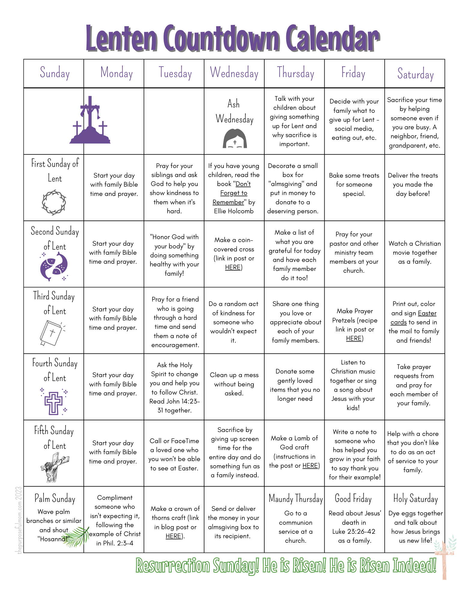 Lenten Printable Bundle