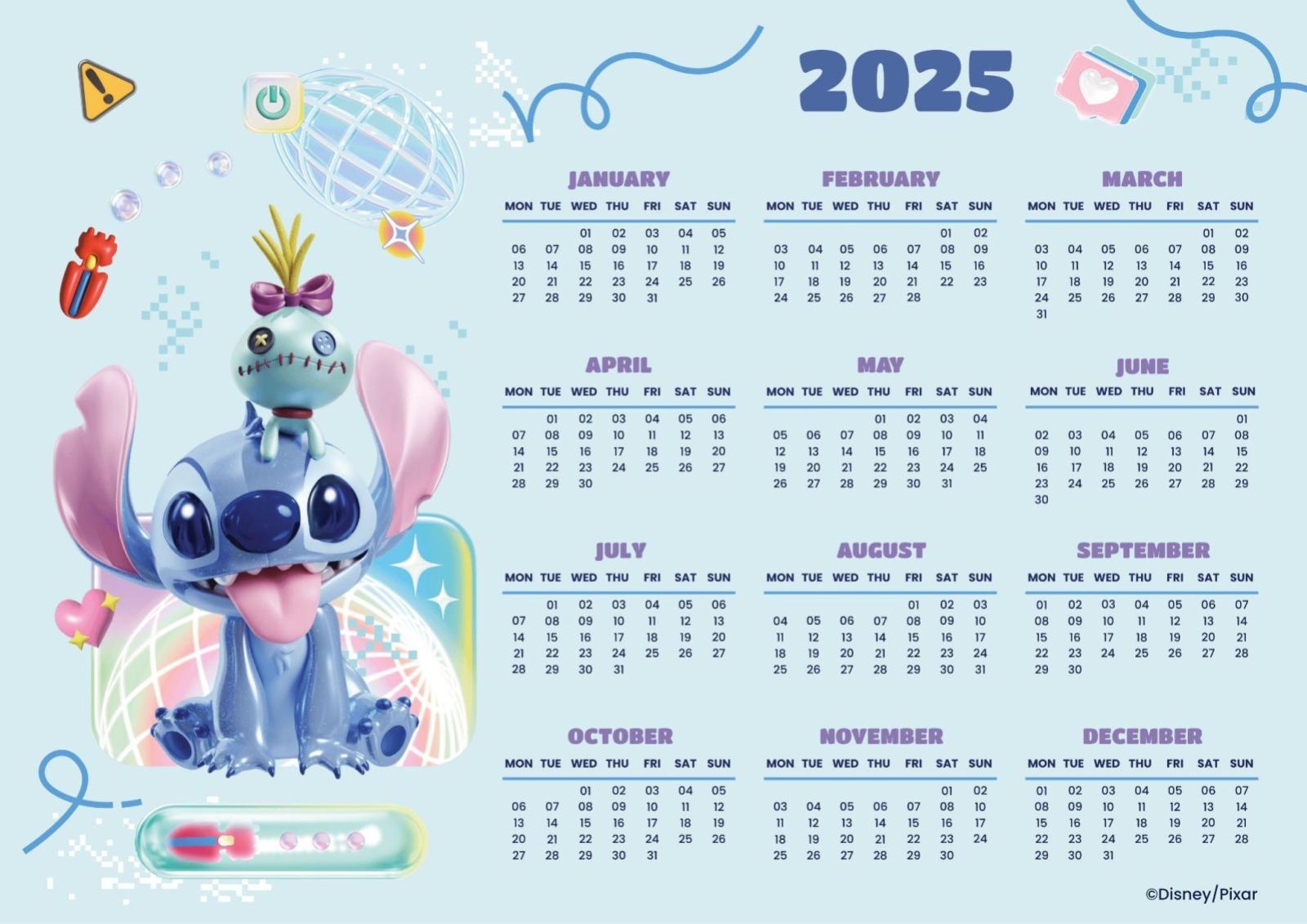 Lilo U0026 Stitch Anual Calendar Presentation