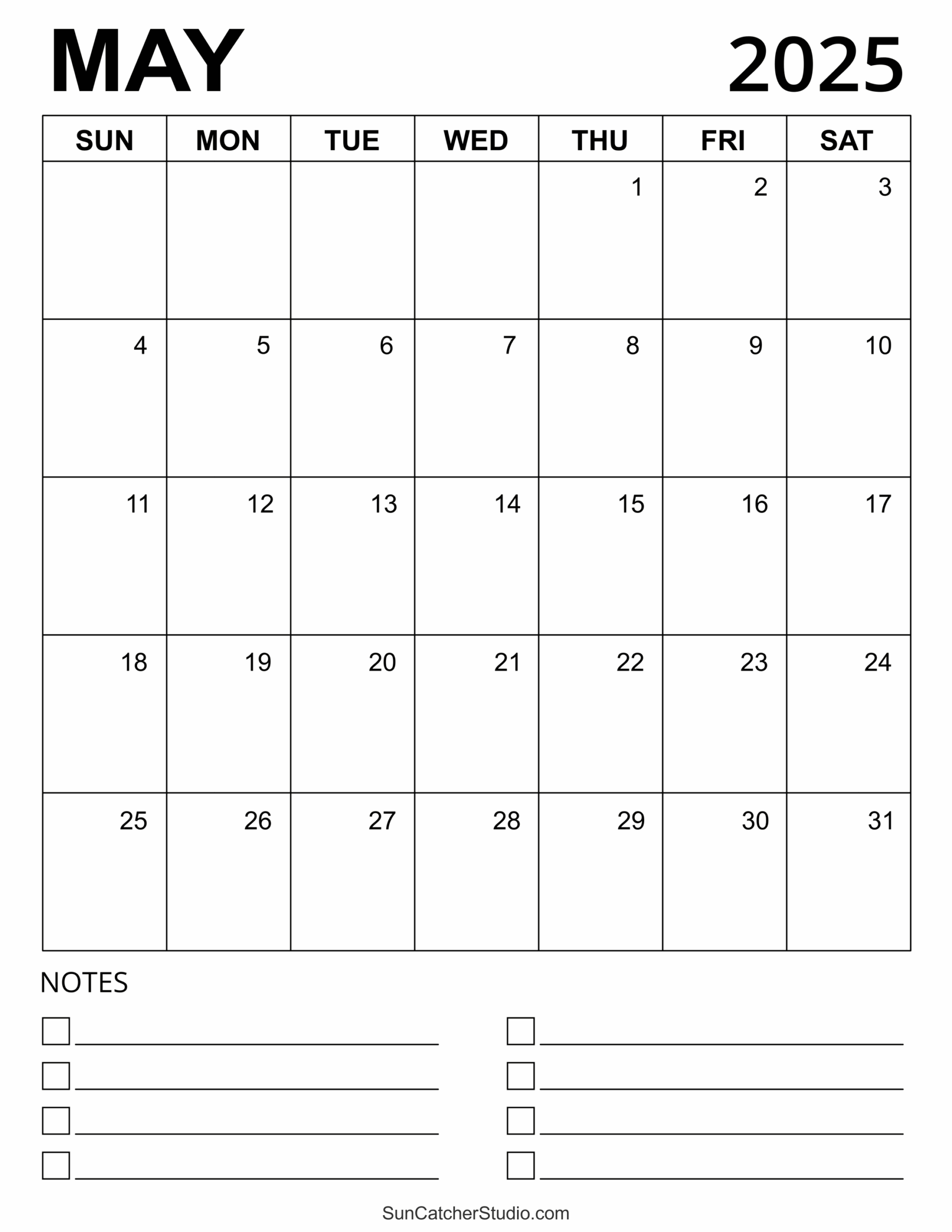 May 2025 Calendar Free Printable Free Printables Monograms Design Tools Patterns U0026 DIY Projects