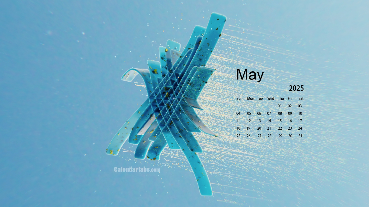 May 2025 Desktop Wallpaper Calendar CalendarLabs