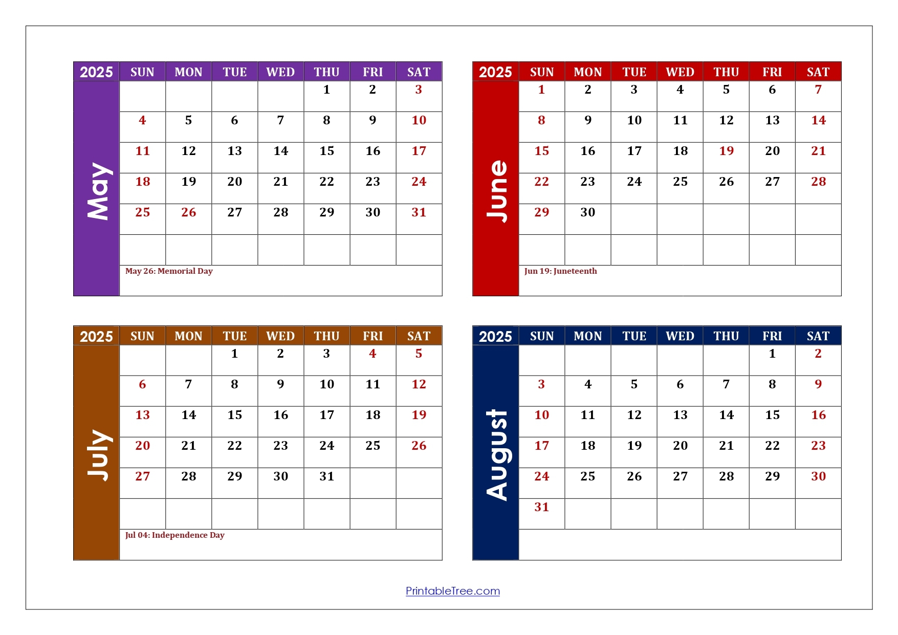 Free Printable Calendar August 2025 May 2026