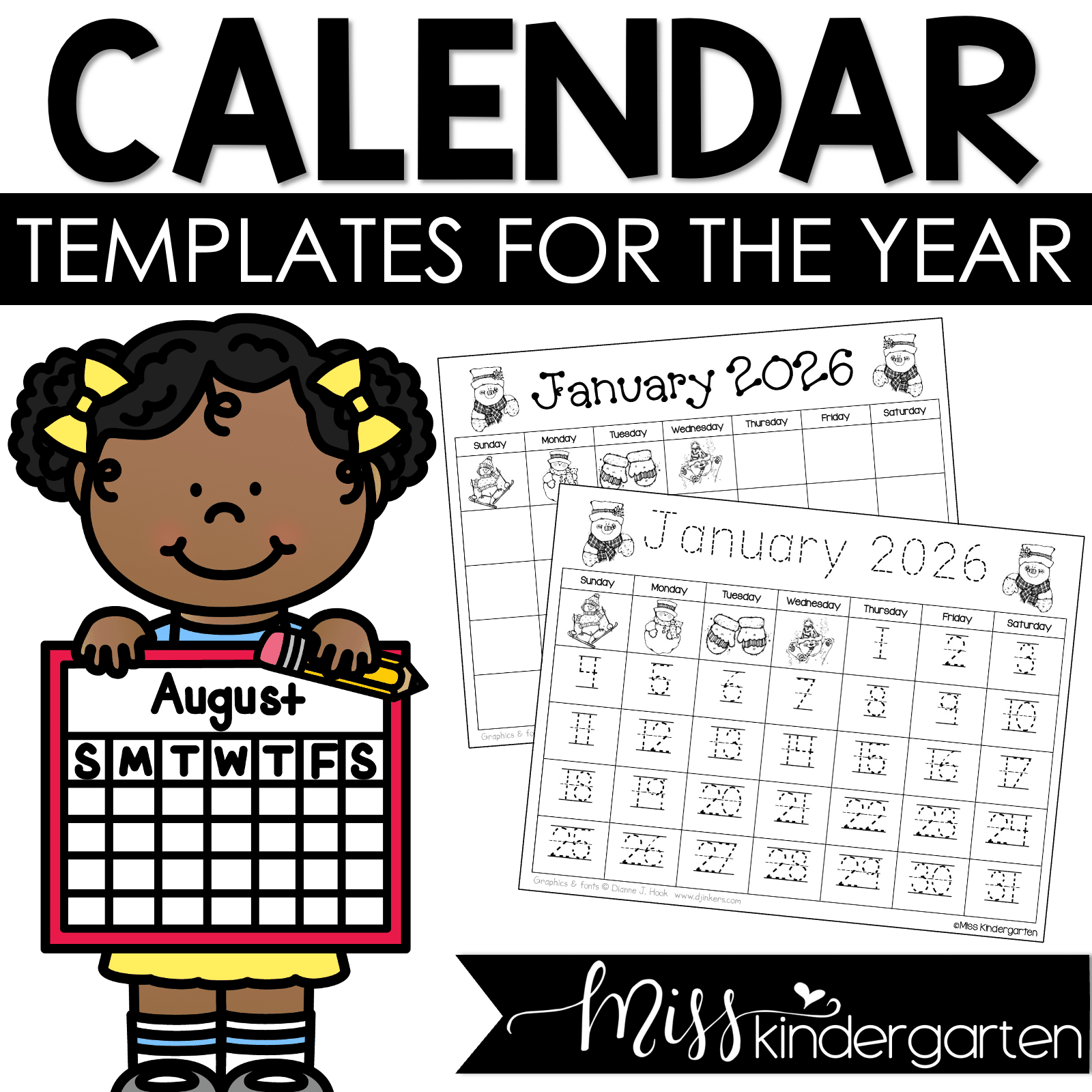 Editable August 2025 Calendar
