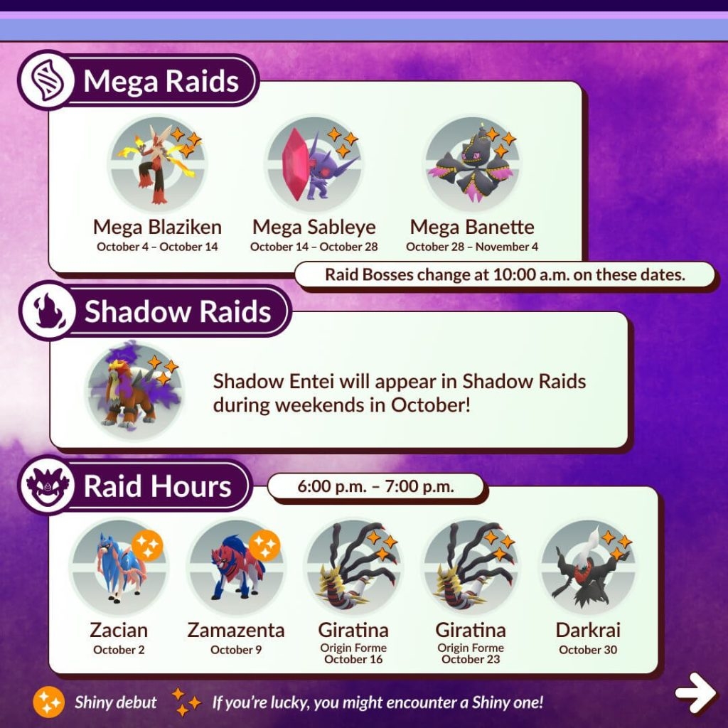 Pok mon GO Events For October 2024 Pok Jungle