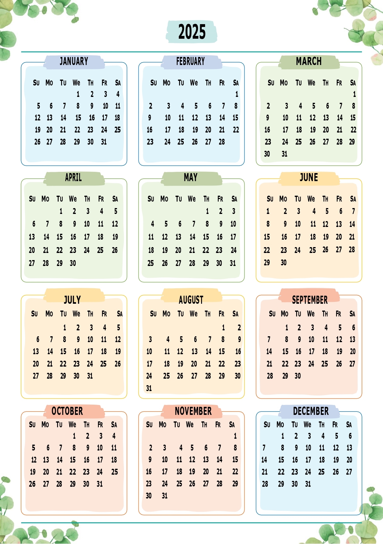 Www Free Printable Calendar Com 2025