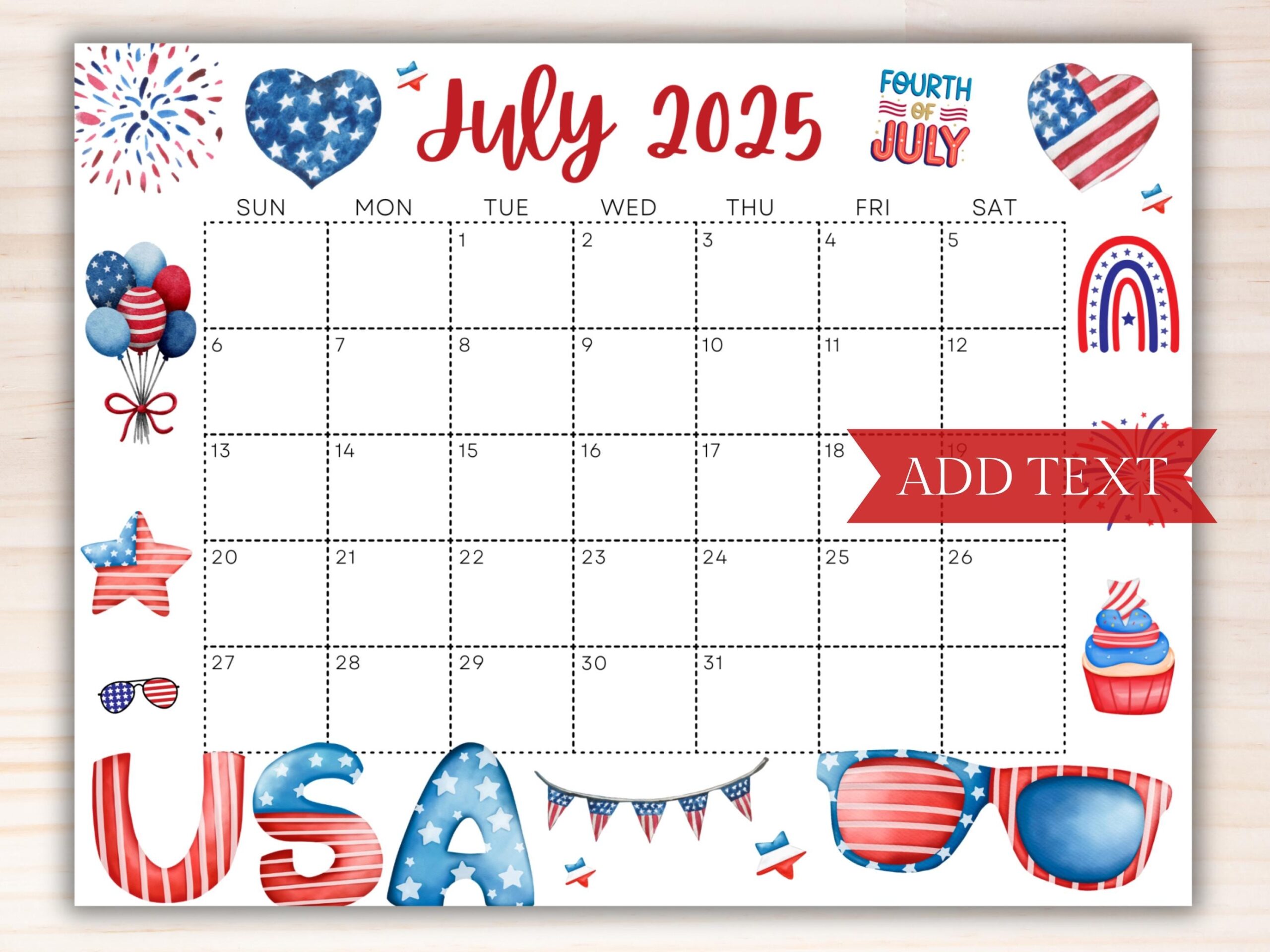 Give Me A Calendar For July 2025