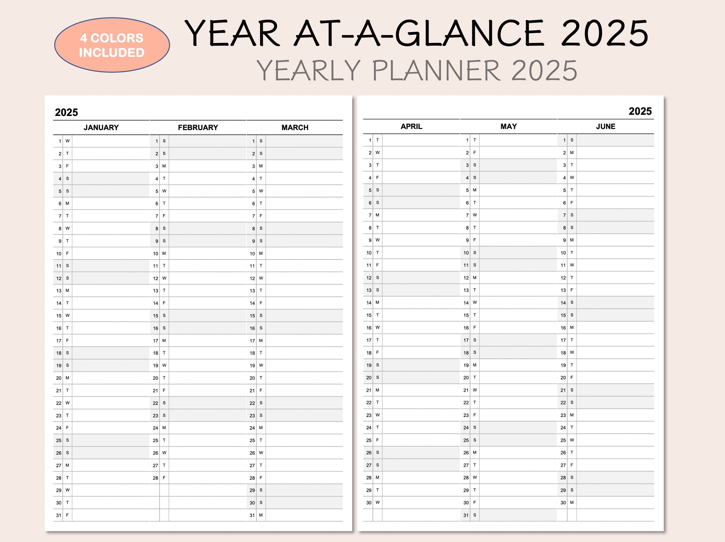 Free Printable 2025 Yearly Calendar With Uk Holidays