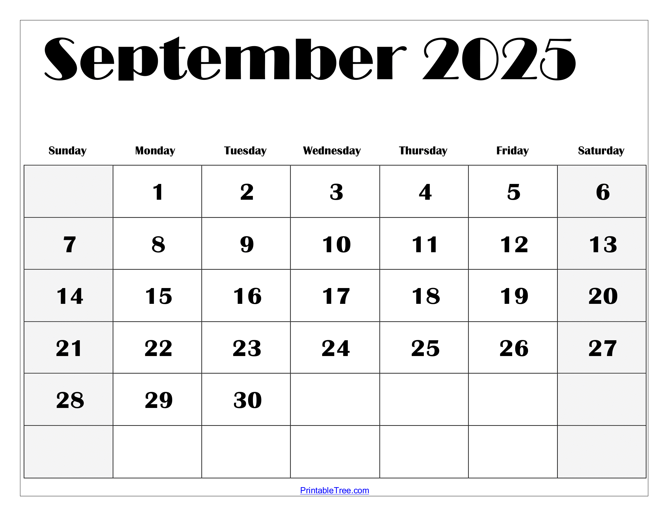 Free Printable Calendar September 2025 To June 2026