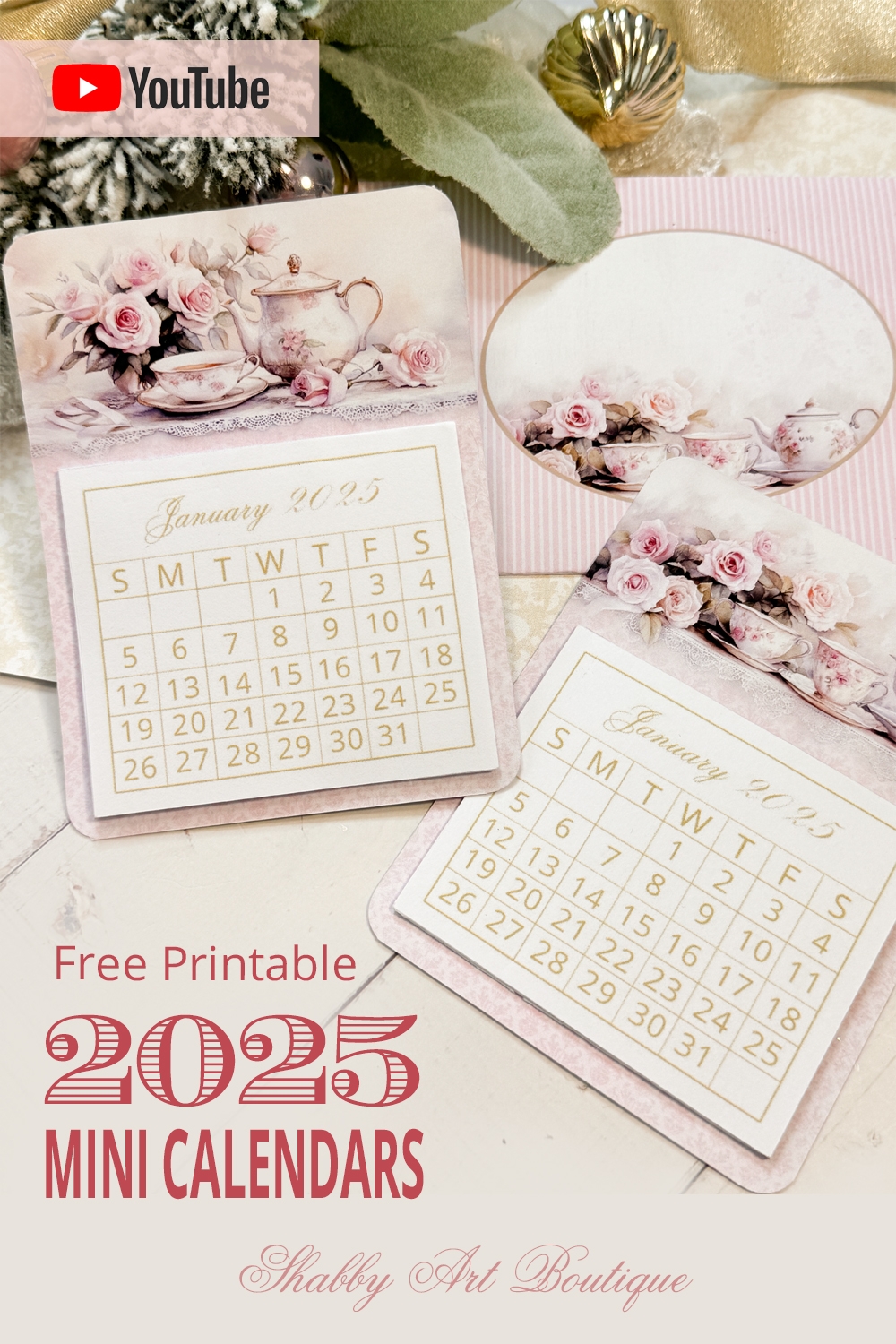 2025 Mini Calendar Printable