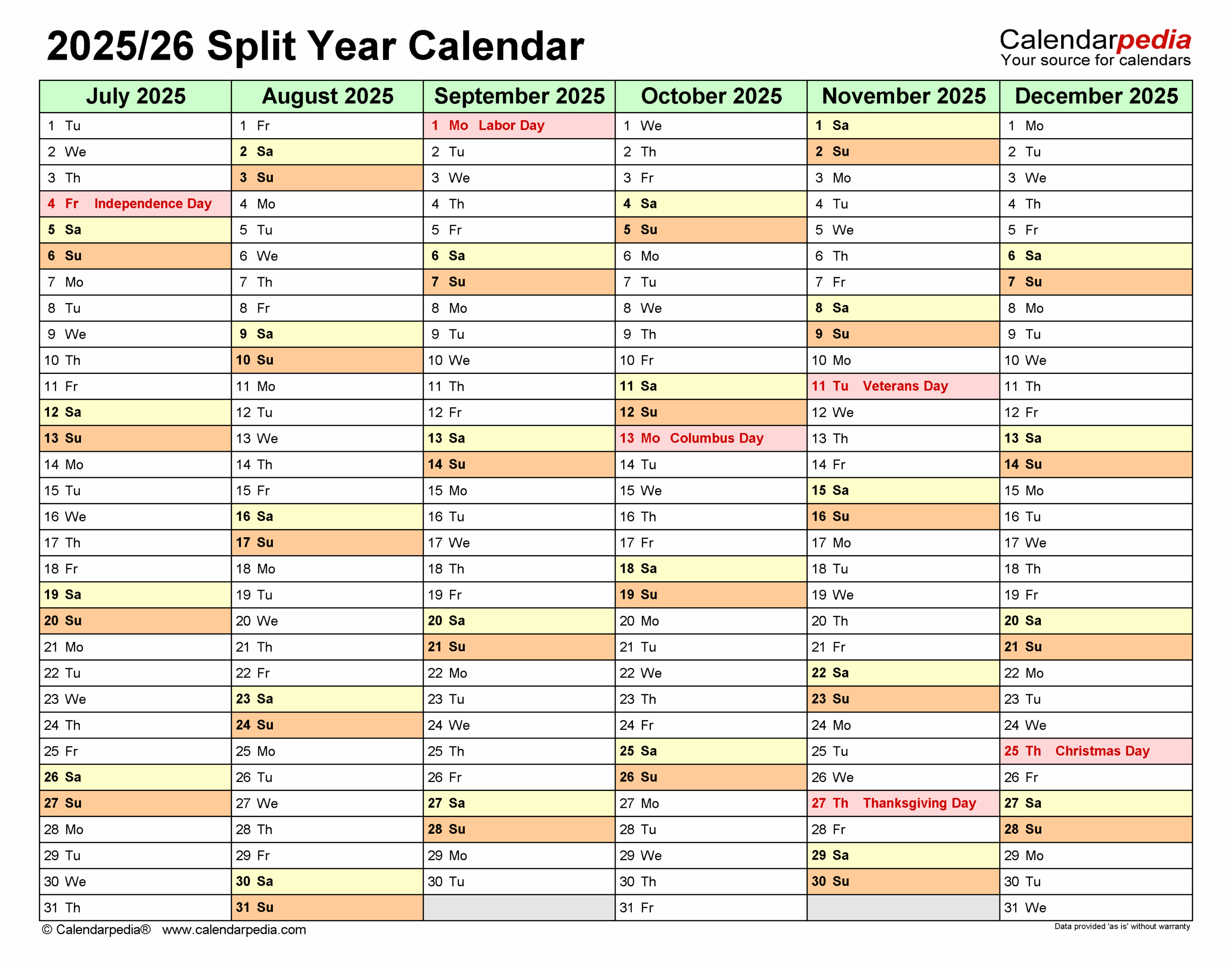June July August 2025 Printable Calendar 2