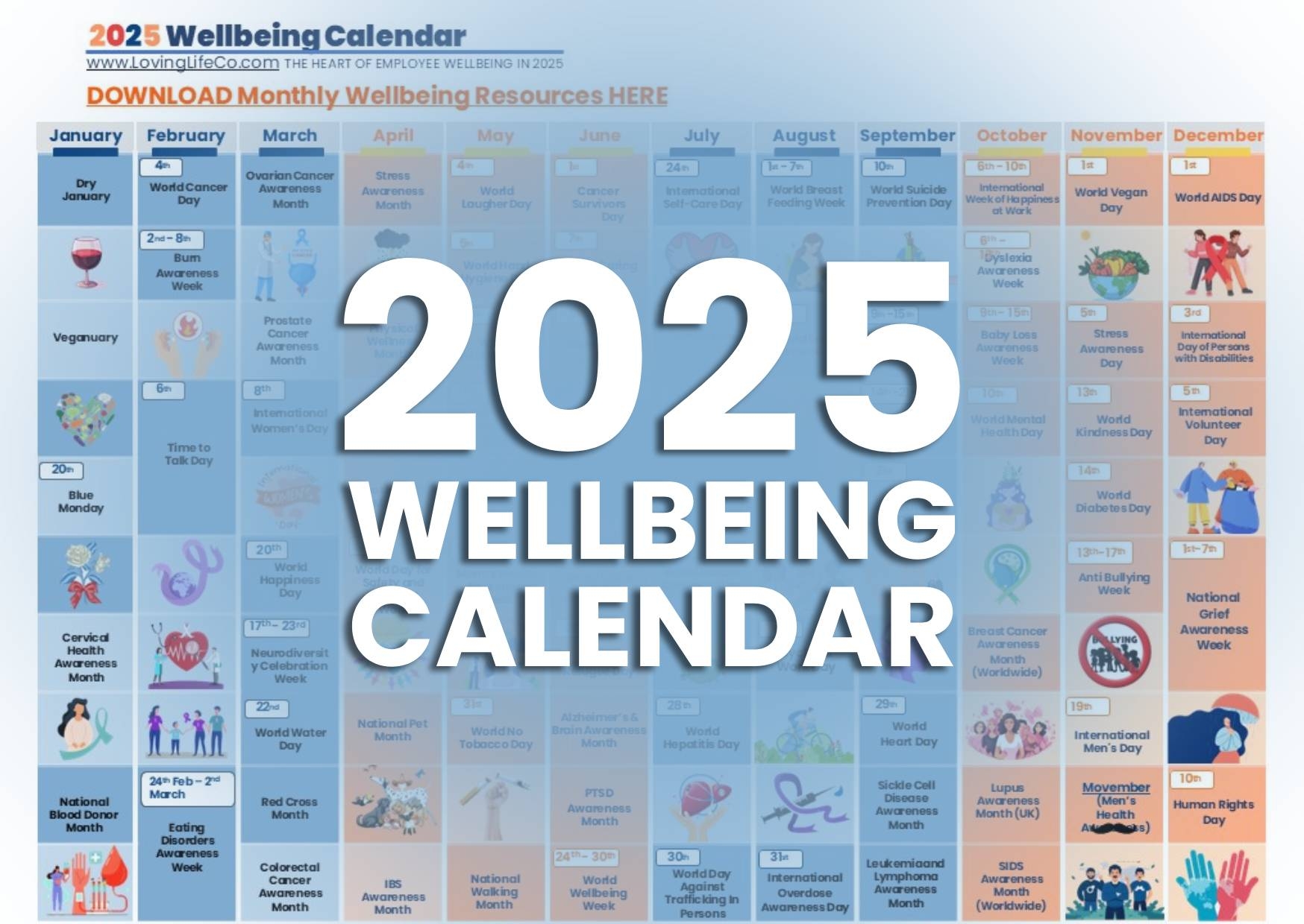 Wellbeing Calendar 2025 Free Download Every Date You Need 