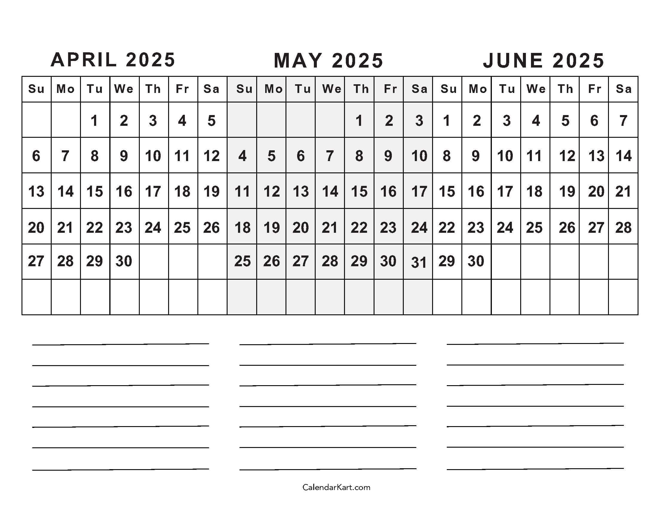 July Fillable Calendar 2025
