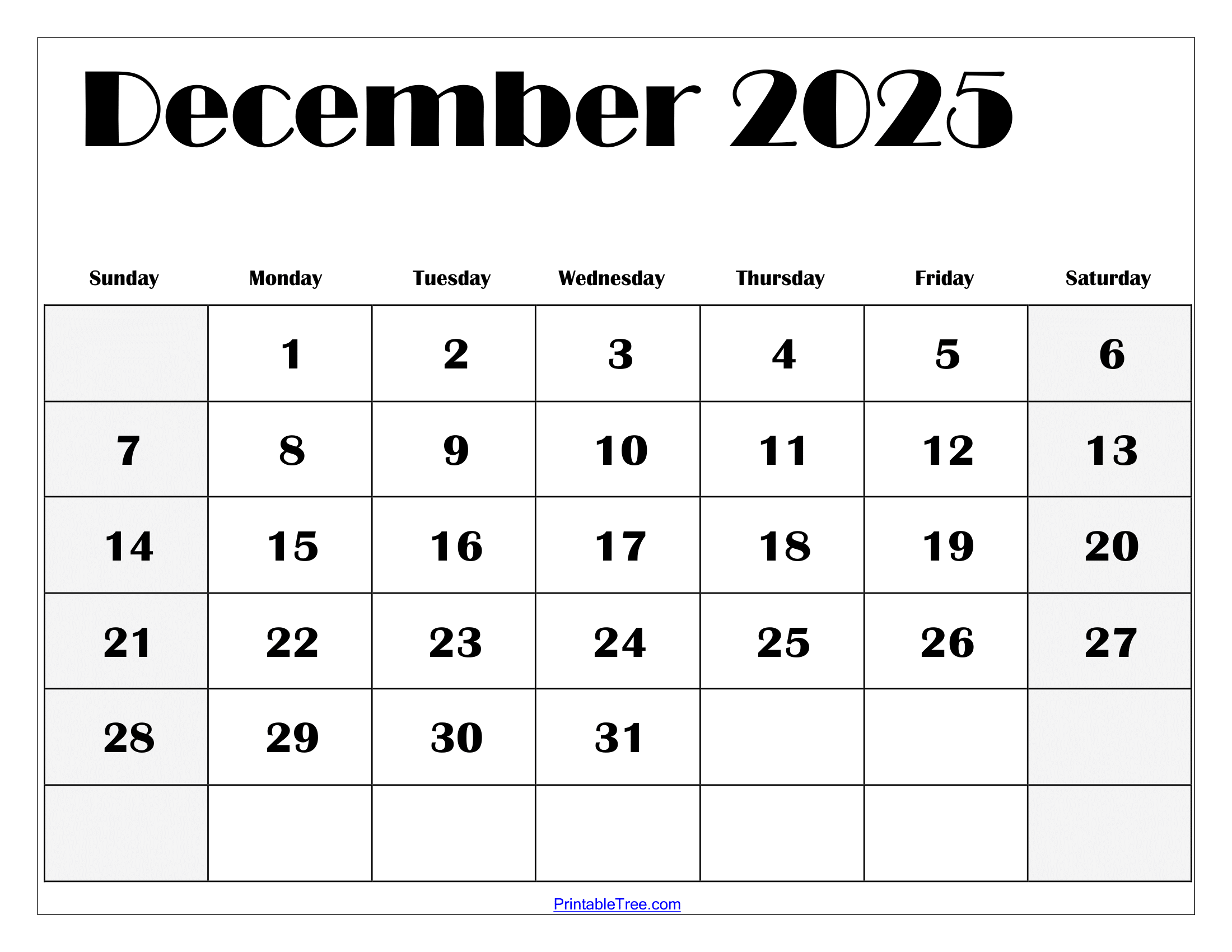Calendar 2025 September To December Printable