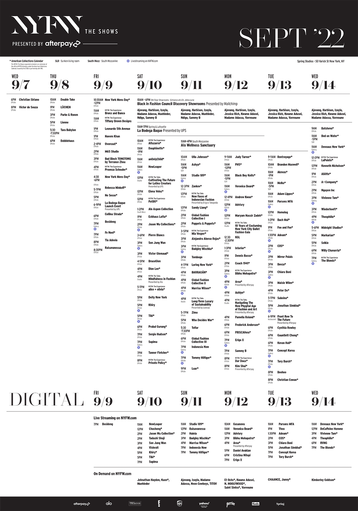 Nyfw Calendar September 2025