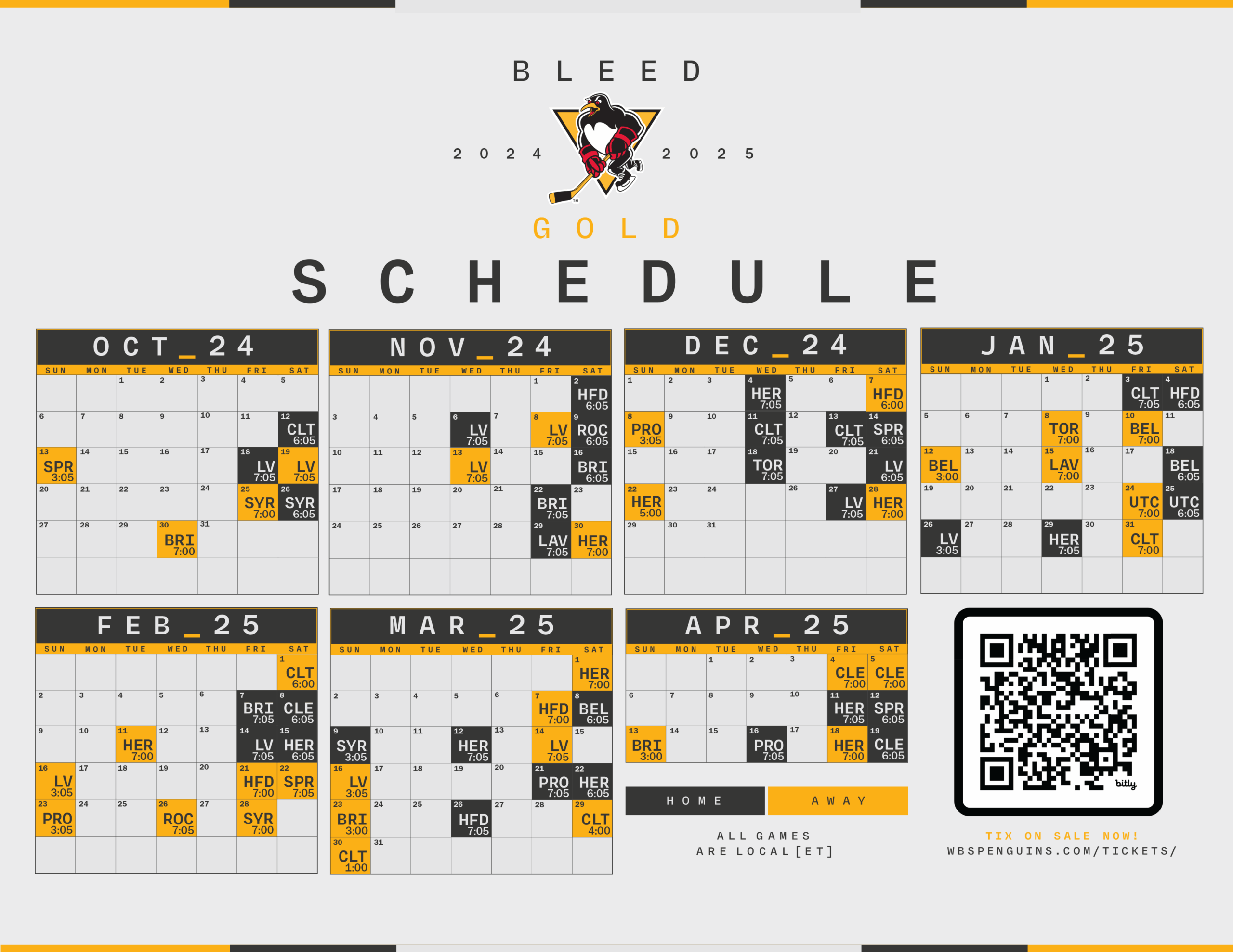 Schedule WBS Penguins